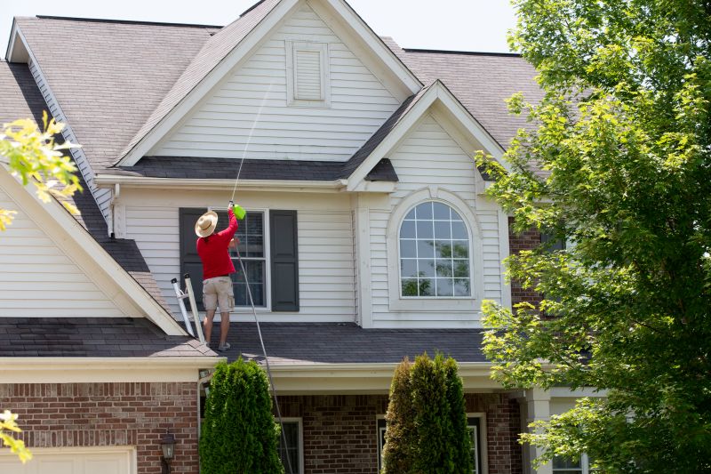 Exterior painting of a multi-story home