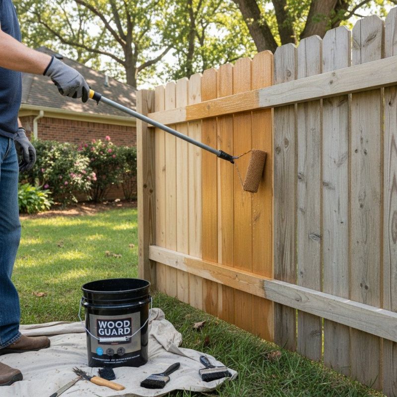 Fence, Deck, Or Porch Painting And Staining For Long-Term Durability
